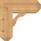 Ekena Millwork Olympic Craftsman Smooth Bracket w/ Offset Brace, Western Red Cedar, 7 1/2"W x 18"D x 18"H BKT0806X18X18OLY04SWR - alternate 3